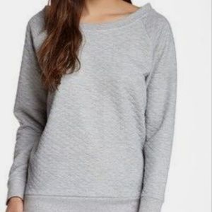 Barely worn quilted sweatshirt